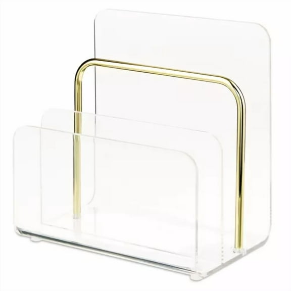 Acrylic Letter Sorter, Desktop Organizers, Clear, 1 Pack