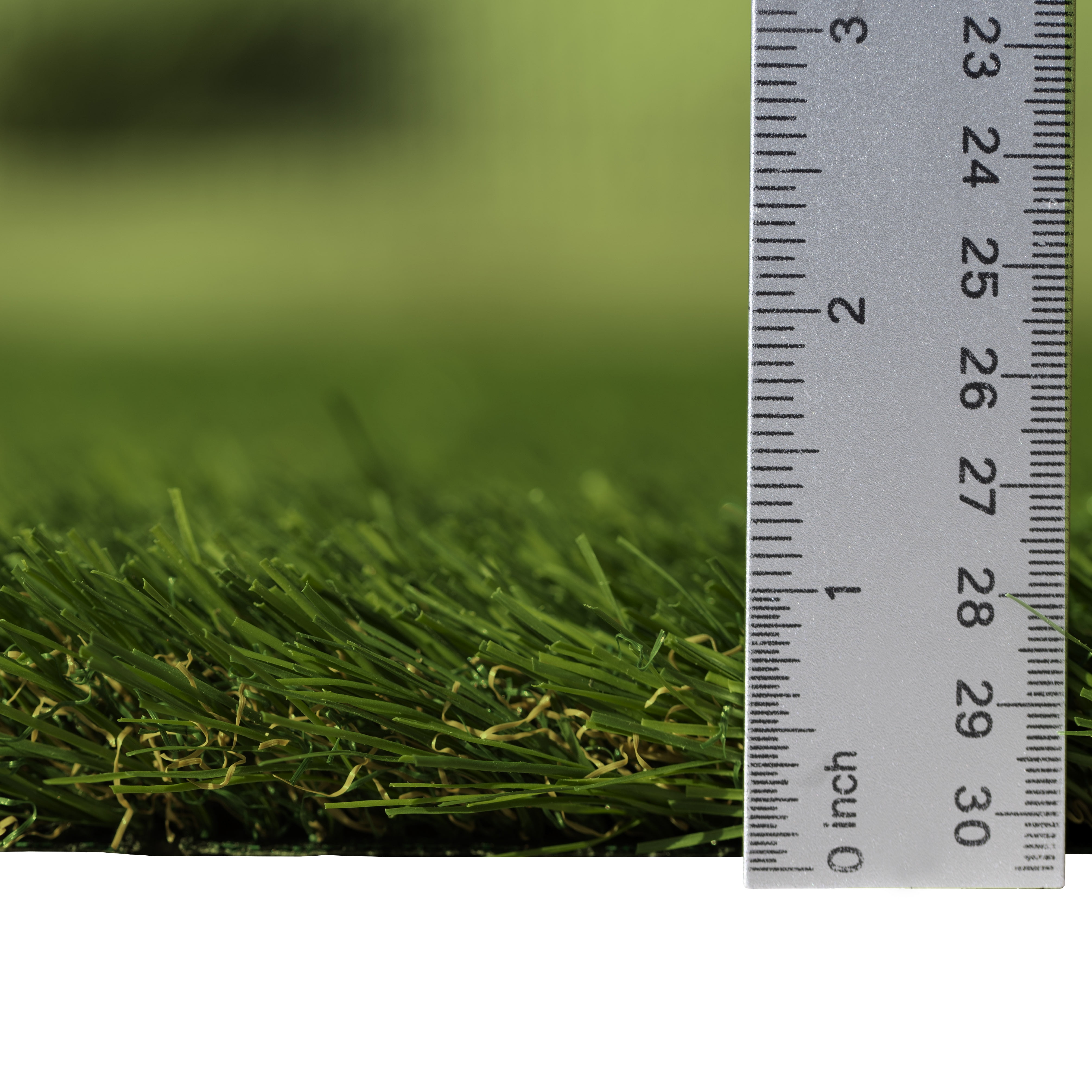 Emerald Green 4 in.  Width X 4 in.  Length x 38 Mm Thick Sample Pre Cut Artificial Grass Turf Roll