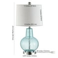 thumbnail image 4 of SAFAVIEH Atlas Modern Rustic 24 in. H Table Lamp, Blue Crackle, 4 of 4