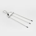 thumbnail image 2 of Brochettes en Acier Inoxydable Semi-Automatiques pour Barbecue Extérieur Fourchette de Gril à Trois Broches pour, 2 of 8