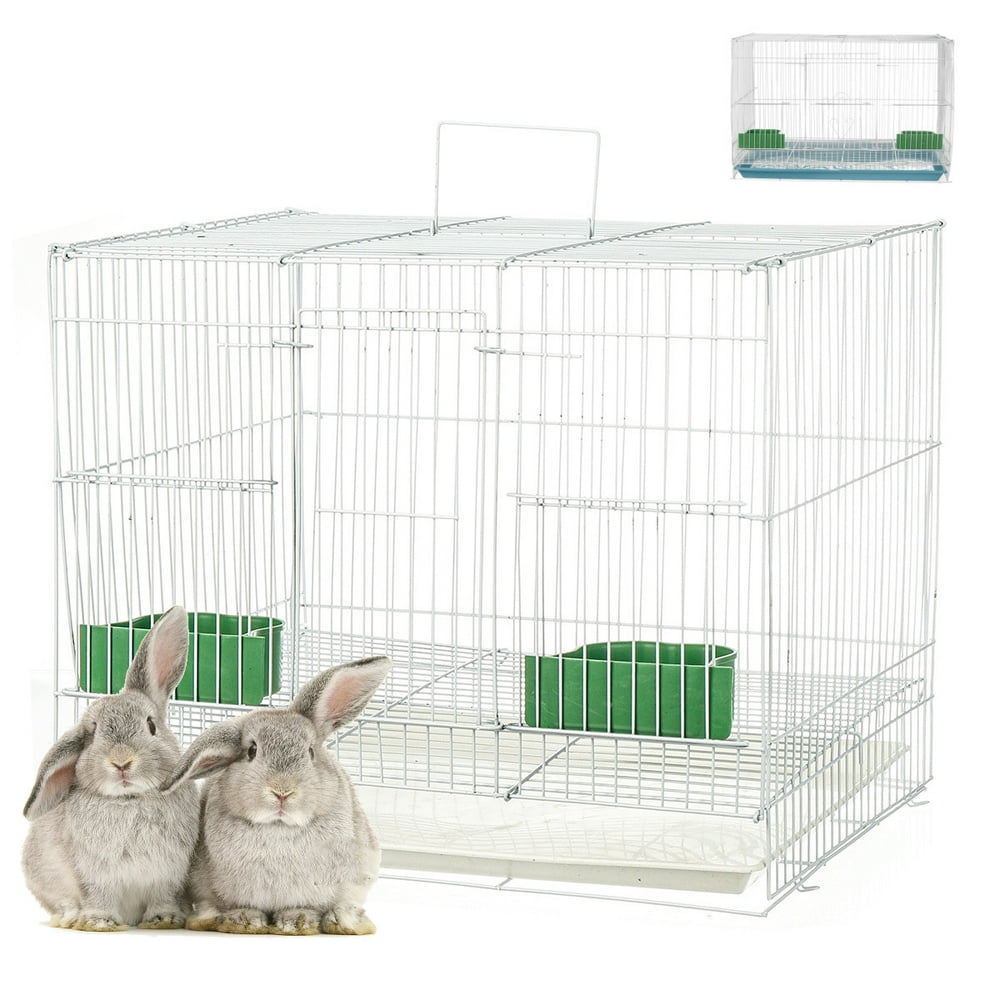 Portable Wire Rabbit Hutch Home Kit Pet Lodge Rabbit Home Cage Bunny