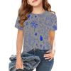 thumbnail image 2 of SNKSDGM Late July Girls T Shirts Girls Summer Tops Casual Loose Fit Short Sleeve Tee for Outdoor Sports School and Home Comfortable Everyday Wear for Toddler To Teen Girls Shirts Size 12-14 Trendy, 2 of 2