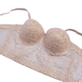 thumbnail image 6 of Ahabrexf Women's Lace Underwear Solid Color Fishb1 Lace with Steel Boning and Chest Pad Suspender Top Round Neck for Women, 6 of 8