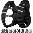 thumbnail image 1 of Chaleco pesado AceSpear, 18 libras, negro, ajustable, reflectante, 1 of 7