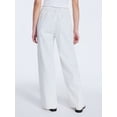 thumbnail image 4 of Free Assembly Women's and Women's Plus Striped Wide Leg Relaxed Jeans with Elastic Waist, Sizes XS-4X, 4 of 6