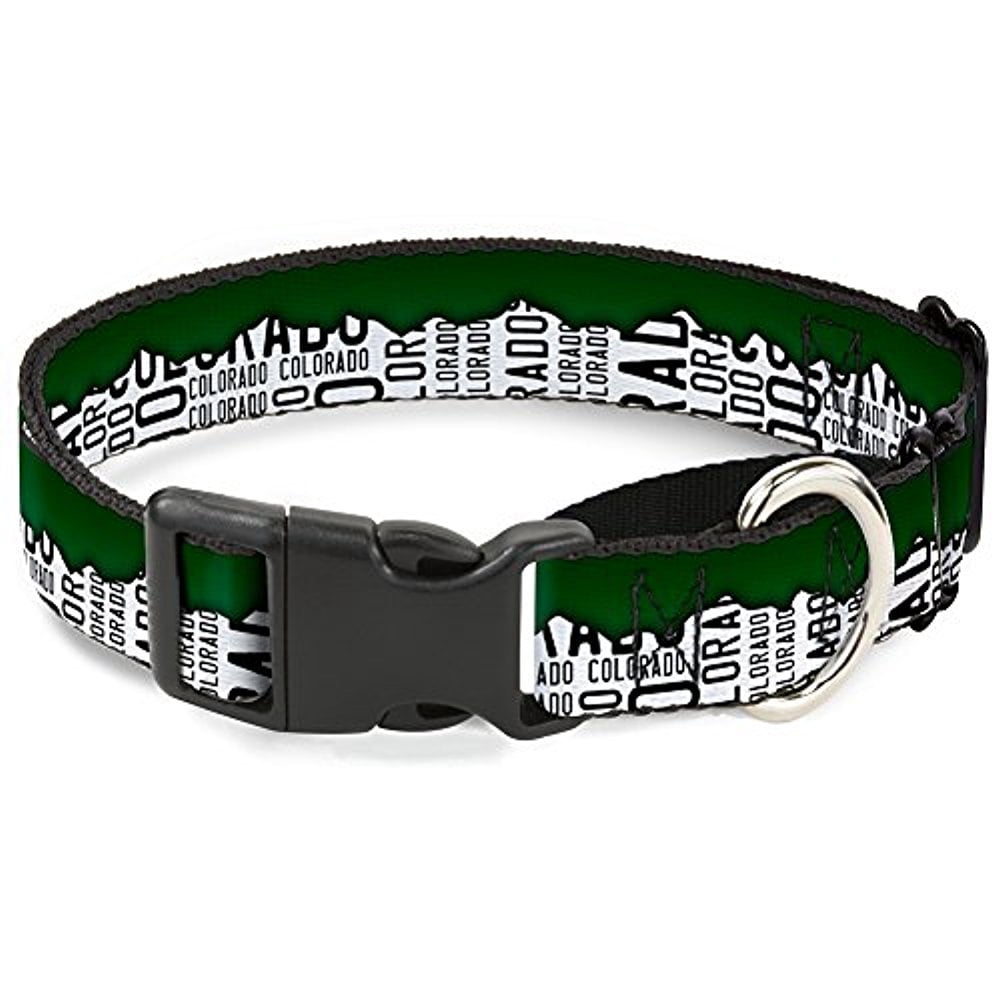 Buckle-Down "Colorado Snowmobiler Mountains" Martingale Dog Collar