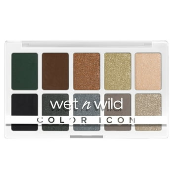 wet n wild Color Icon 10 Pan Eyeshadow Palette, Lights Off, 0.42 oz