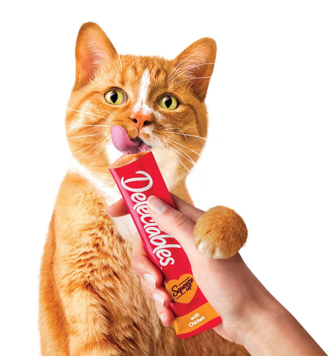 Gâteries pour chats Delectables™ au poulet, au thon et aux crevettes Squeeze Up™ Paquet de 20