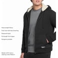 thumbnail image 5 of Eddie Bauer Men's Shearling-Lined Full-Zip Hoodie, Heavyweight Fleece, Relaxed Fit (BLACK/SMALL), 5 of 6