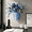 Blue, variant on Gothic Skull Wall Vase – Hangable & Tabletop Freestanding, Translucent Gothic Skull Vase Home Decor, for Home Stylists Plant Parents