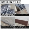 thumbnail image 4 of Clavos Que No Dejan Marcas, Prevención De Oxidación De Doble Cabeza, Clavos Para Rodapiés De Instalación Simple, Juego De 101 Piezas Para Carpintería, 4 of 7