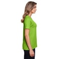thumbnail image 3 of Ladies' Fusion ChromaSoft™ Performance T-Shirt - ACID GREEN - 2XL, 3 of 3
