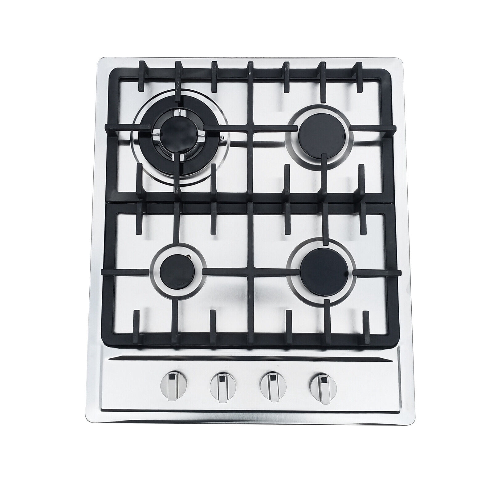 4-Burner Built-in GAS Stove Propane Natural GAS LPG Counter-top Gas Stove Kitchen Stainless Steel Gas Stove