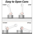 thumbnail image 6 of 4 Pcs Pet Food Can Covers Pet Can Opener, Silicone Can Lids for Dog and Cat Food, Spoons for Wet Food, Universal Size,One fit 3 Standard Size Food Cans, 6 of 7