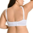 thumbnail image 5 of YANDW Minimizer Bras for Women Plus Size Full Coverage Underwire Support Bra, White 42C, 5 of 6