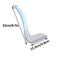 thumbnail image 2 of MORESEC under $5 Bathroom SqueegeeMulti-Surface Window Glass Mirror Cleaner, Soft Blade Scraper for Shower Door Tile, Ergonomic Handle Easy Grip Cleaning Tool for Kitchen Bathroom, Streak-Free Finish, 2 of 2
