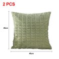 thumbnail image 2 of 2 piezas de sofá cama, sofá, sala de estar, decoración, almohada de abrazo, funda de cojín cuadrada, decoración del hogar de estilo bohemio, almohada de pana a rayas, 2 of 5