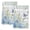 Blue Green Gray, variant on Blue Floral Kitchen Towels Set of 1, Spring Hydrangeas Flower Leaves Butterfly Green Absorbent Dish Towels for Kitchen, Microfiber Hand Towel, Quick Drying Tea Towel for Cleaning Dishcloths