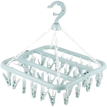 10 Pack Adjustable Clip Hangers - Space-Saving Laundry & Closet Organization For Pants & Skirts