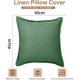 thumbnail image 4 of Juego de 2 Funda de cojíns Decorativo Lino, decoración del hogar, Funda a Almohada de Estilo Bohemio para sofá, recámara, Sala de Estar, Coche (Verde Oscuro), 4 of 4