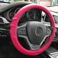 thumbnail image 3 of FH Group Universal Fit Silicone Steering Wheel Cover Grip Marks w/ Magenta Dash Mat Magenta for Auto FH3003MAGENTA-FH3011MAGENTA, 3 of 5
