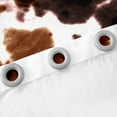 thumbnail image 5 of Erosebridal Cow Printed Curtains 42x63 inch,Cowhide Print Cow Skin Blackout Curtains,Rustic Wild Animal Curtains & Drapes,Western Farm Animal Window Curtains for Living Room,Brown White, 5 of 6