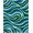 Blue, Pattern 2, variant on ODIKA 4' x 6' Machine Washable Non-Slip Area Rug, Abstract Wave High Traffic Rug, Beige, 339289