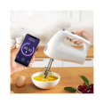 thumbnail image 4 of Batidor de huevos eléctrico para el hogar, minimáquina manual pequeña para hacer pasteles, batidor automático de crema, varilla para mezclar, herramienta para hornear, color blanco, 4 of 4