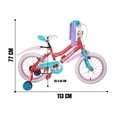 thumbnail image 4 of Bicicleta Infantil Unibike  rodada 16 con ruedas de entrenamiento Rosa 16, 4 of 8