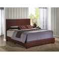 thumbnail image 3 of Aaron Light Brown Upholstered Queen Panel Bed, 3 of 3