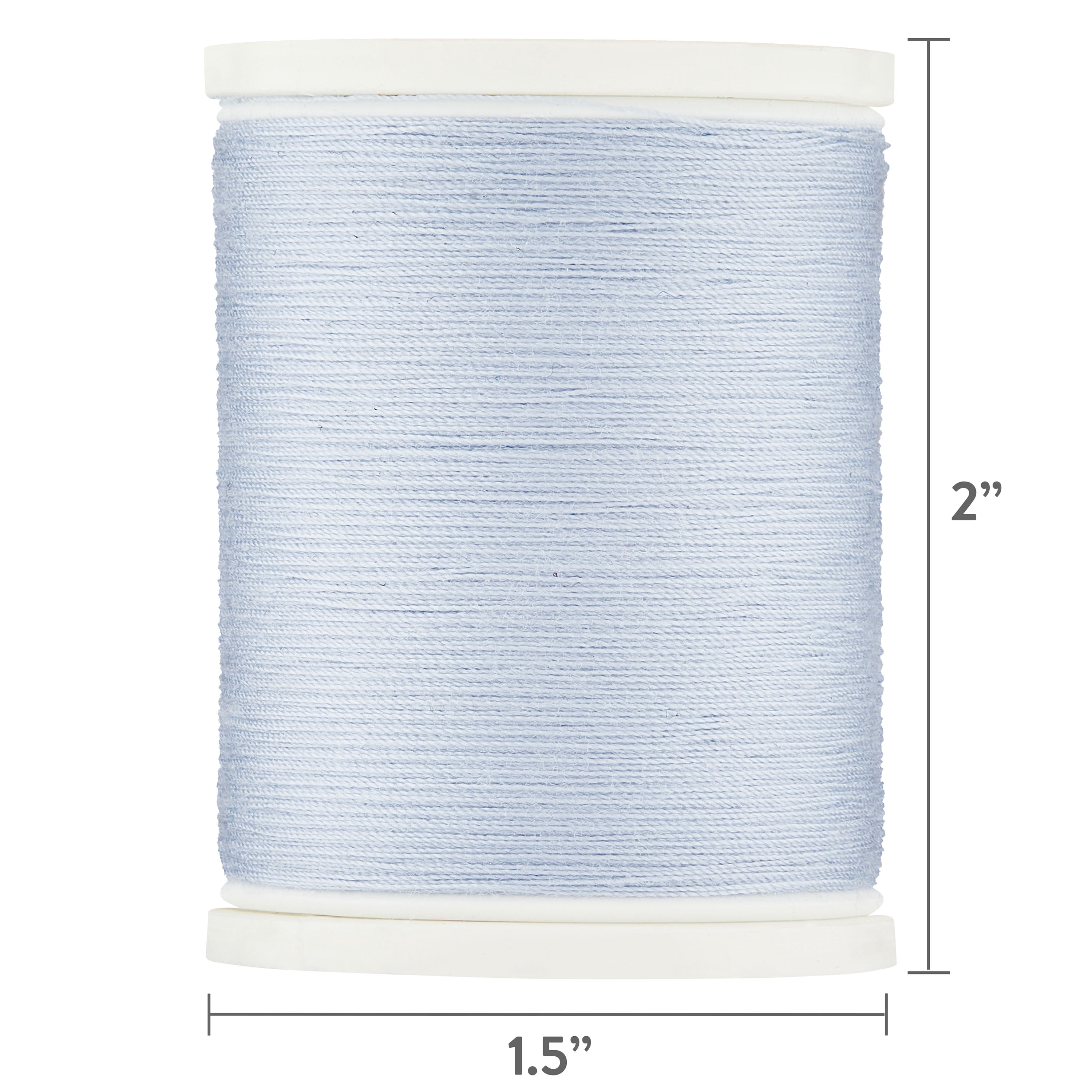 Hello Hobby Light Blue 100% Polyester All Purpose Thread, 300 Yards