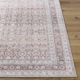 thumbnail image 2 of Livabliss Washable Rugs for Living Room, 7x9 Vinny Traditional Brown Area Rug, Bedroom Dining Room Home Decor Stain Resistant Carpet (6'7" x 9'), 2 of 7