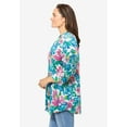 thumbnail image 3 of Woman Within Plus Size Rayon Three-Quarter Sleeve Effortless Tab-Front Blouse, 3 of 3