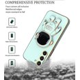 thumbnail image 6 of Compatible with Samsung Galaxy S23 Plus Case Silicone TPU Plating, Galaxy S23 Plus Case Cute Astronaut Pattern Samsung S23 Plus Phone Case with Stand for Women Girls (Green), 6 of 14