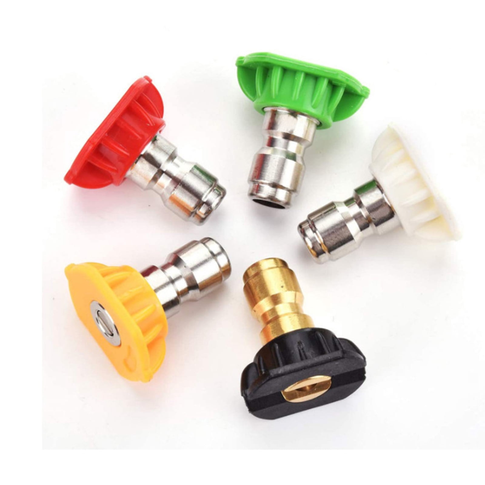 Double Lances Pressure Washer Wand with Quick Connection & 5 Stainless Steel Nozzles Tip Suitable for Efficient Cleaning