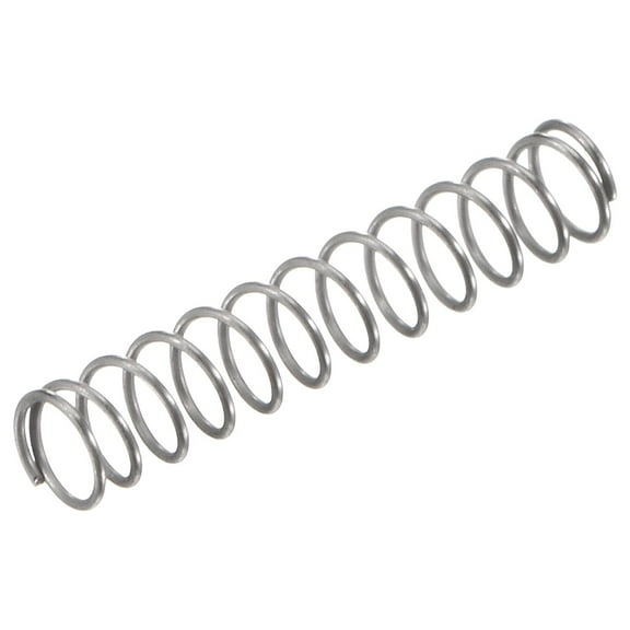 3mmx0.3mmx15mm 304 Stainless Steel Compression Spring 2N Load Capacity, 10pcs