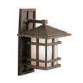 thumbnail image 2 of Kichler 9130 Cross Creek Collection 1 Light 16" Outdoor Wall Light - Bronze, 2 of 2