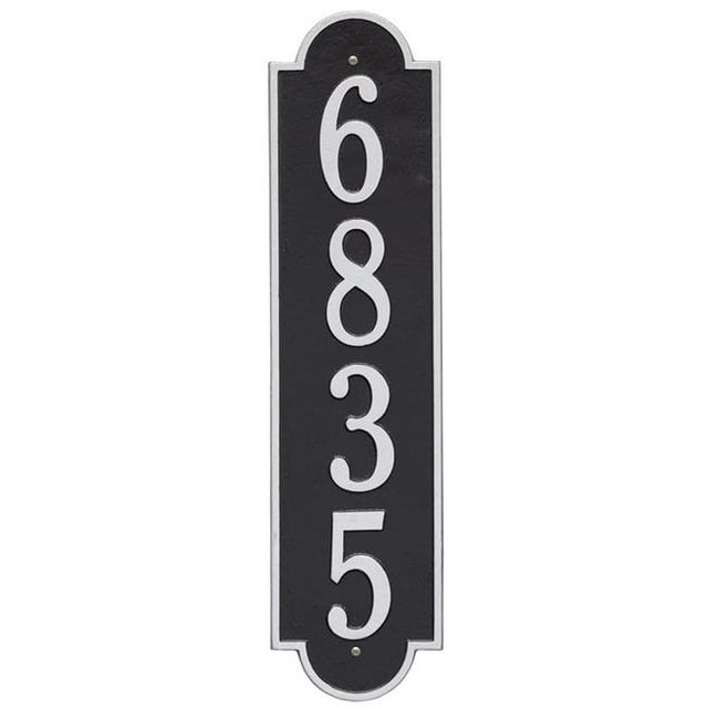Richmond Vertical - Estate Wall - One Line- Black/Silver