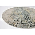 thumbnail image 5 of Unique Loom Chimera Round Geometric Modern Area Rugs, Beige, 5 of 7