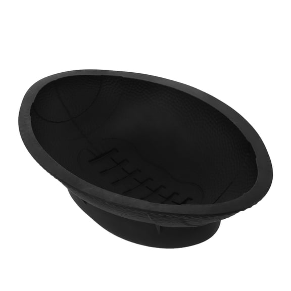 HEANUJJ Football Cake Mold in Black, Sports-Themed Non-Stick Baking Pan, Easy Release, & Reusable