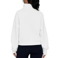 thumbnail image 4 of Homchy Sweatshirts for Women Half Zip Cropped Pullover Fleece Quarter Zipper Hoodies 2025 Fall Fashion Outfits Clothes Workout Sweatshirts Winter Jackets, 4 of 7