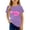 1#Purple, variant on Kiijoy Toddler Girls Birthday Tee Letter Print Short Sleeve Crew Neck T-Shirt, Sizes 3-4