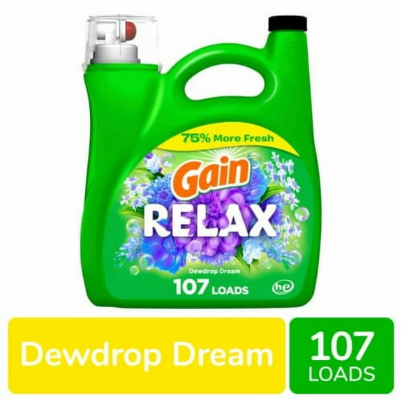 2X - Gain Relax Dewdrop Dream Liquid Laundry Detergent