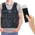 thumbnail image 5 of Adjustable Weighted Vest for Strength Training with Removable Shoulder Pads Lightweight Aluminum Foldable Fitness Gear for Load Training, 5 of 5