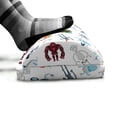 thumbnail image 5 of Alien Foot Rest, Mechanical Robots Pattern Scattered on a Plain Background Futuristic Concept, Non-Slip Backing Adjustable Ergonomic Memory Foam Leg Support for Office, Multicolor, by Ambesonne, 5 of 5