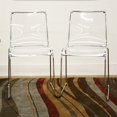 thumbnail image 2 of Chaise de Salle à Manger Lino Transparente (Ensemble de 2), 2 of 2