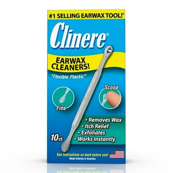 Clinere Ear Cleaners for Earwax Removal, 10 Ct