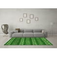 thumbnail image 3 of Ahgly Company Indoor Rectangle Oriental Green Modern Area Rugs, 3' x 5', 3 of 4