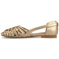 thumbnail image 2 of Journee Womens Ekko Slip On Round Toe Flat Sandals, Widths Available, 2 of 9