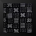 thumbnail image 2 of Roberts, Ellie 12x12 Black Modern Framed Museum Art Print Titled - Mudcloth Black III, 2 of 5
